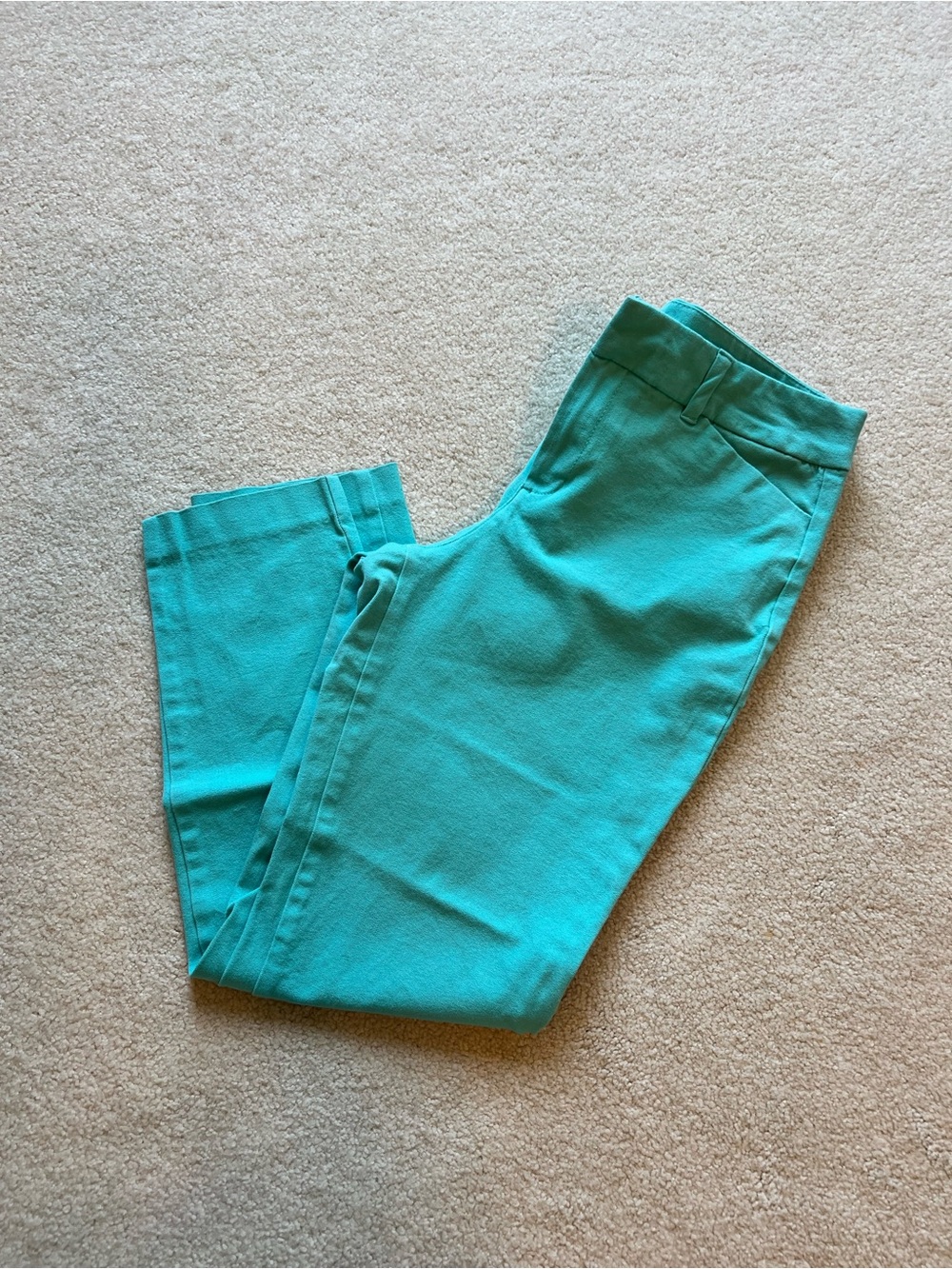 Old Navy Teal Pixie Ankle Pants - Slim Casual Pants